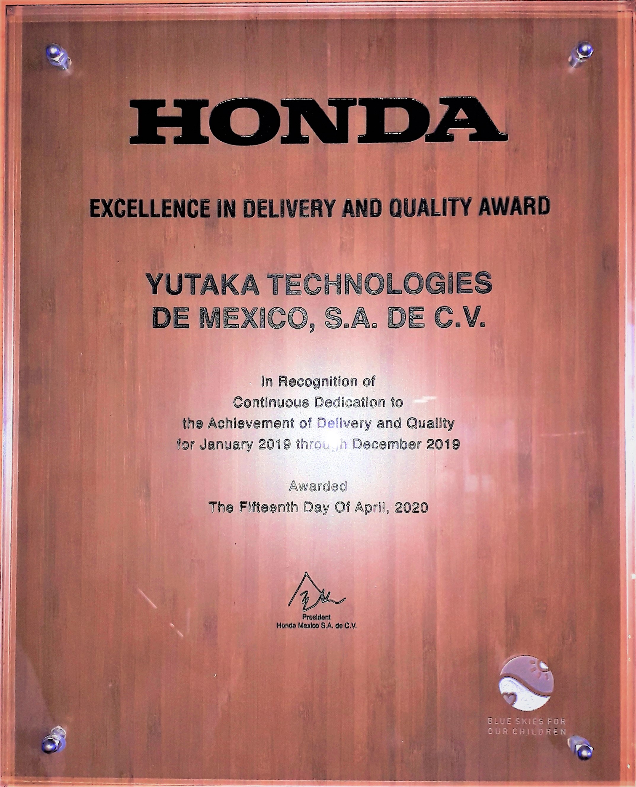 Reconocimiento Honda
