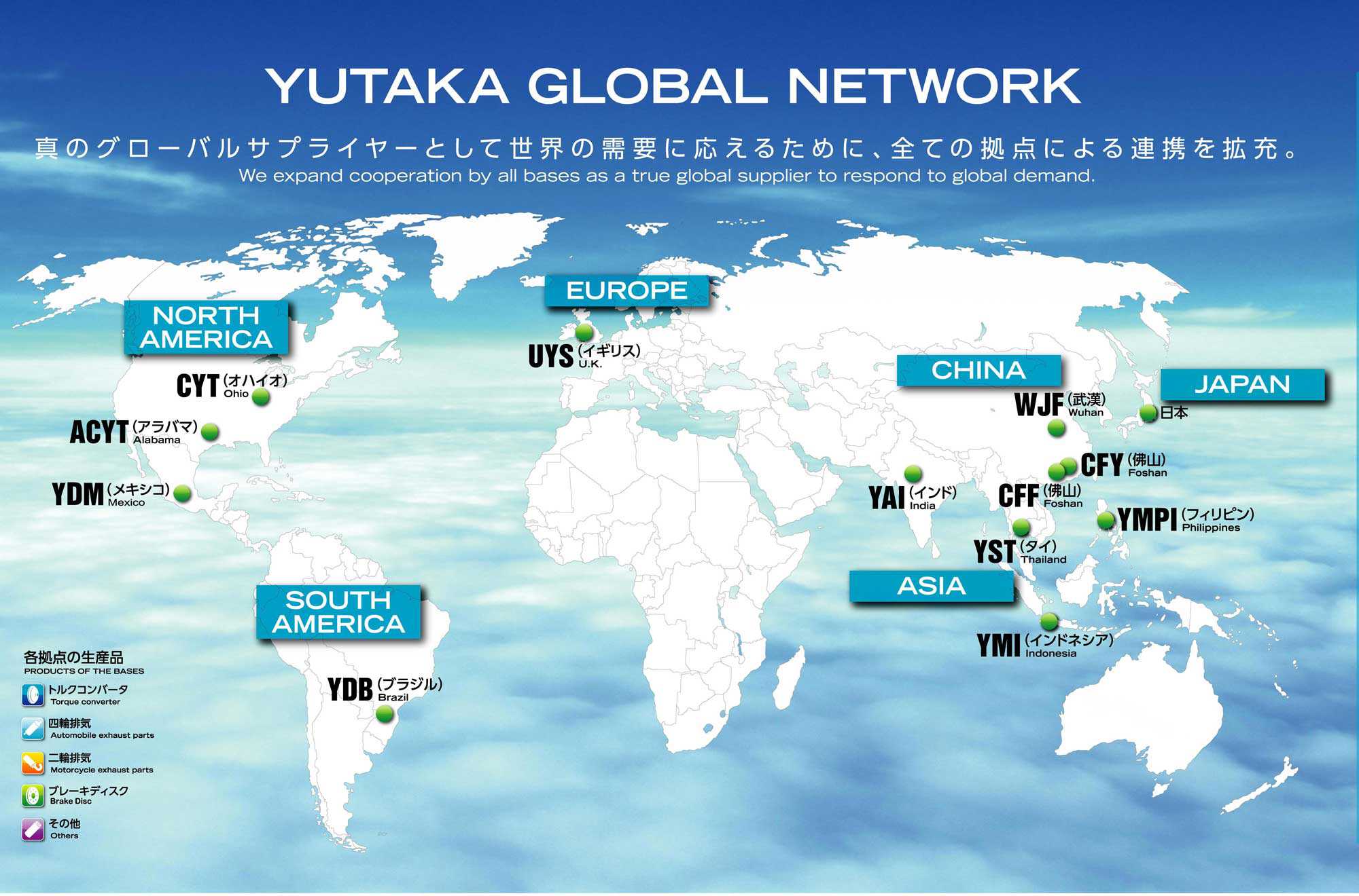 Yutaka en el mundo